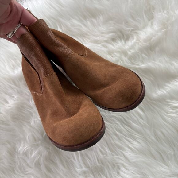 Kork-Ease | Women’s Castaneda Suede & Leather Bootie Rust Boots Heels K42626 10 - Picture 7 of 10